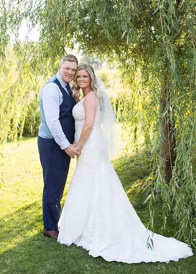 A beautiful shot under the Weeping Willow